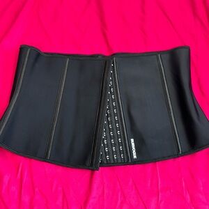 Burvogue Plus Size Latex Underbust Body Shaper Waist Training Corset 2X